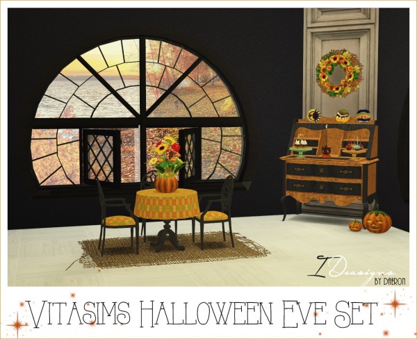  Sims 4 Designs: Vitasims Halloween Eve Set