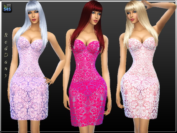  Dany`s Blog: Lace floral mini dress