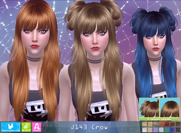 NewSea: J143 Crow donation hairstyle