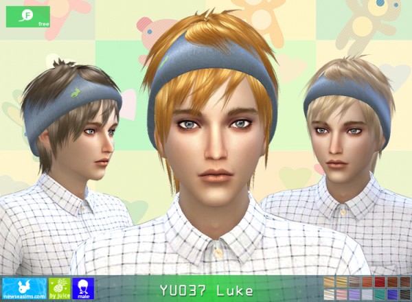  NewSea: YU037 Luke free hairstyle