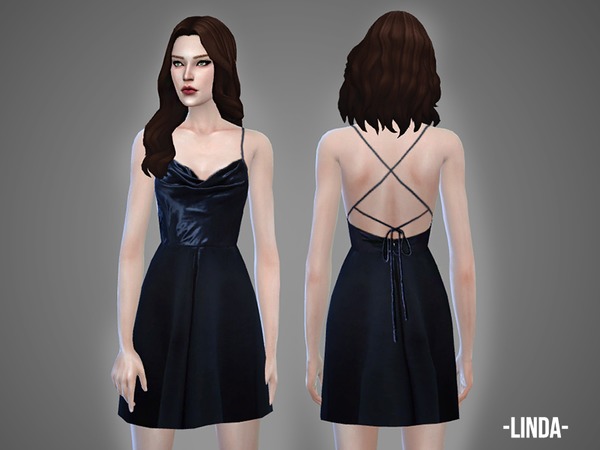  The Sims Resource: Linda   dress by April