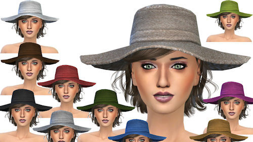  La Luna Rossa Sims: Everyday Hat