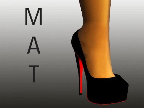  The Sims Resource: High heels pumps for poses only by Zelrish