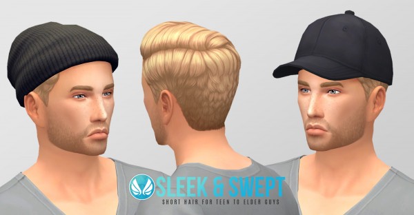  Simsational designs: Sleek and Swept Hairstyle
