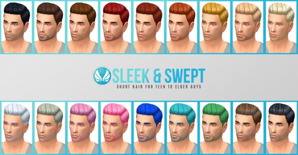  Simsational designs: Sleek and Swept Hairstyle