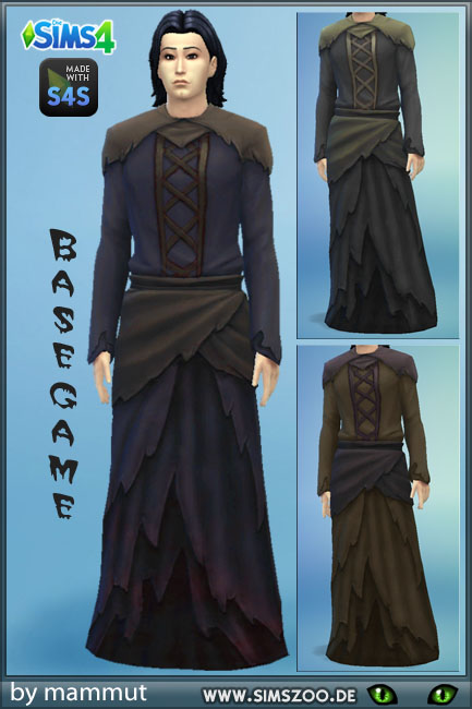  Blackys Sims 4 Zoo: Reaper dress by mammut