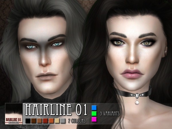  The Sims Resource: Hairline 01 by Remus Sirion