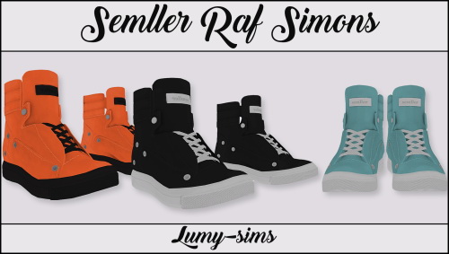  LumySims: Raf Simons boots