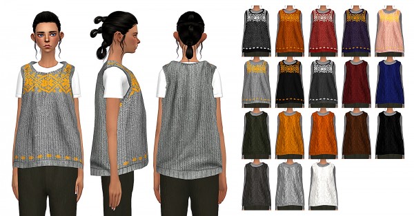  Dani Paradise: Simsimi Accessory Knit Vest