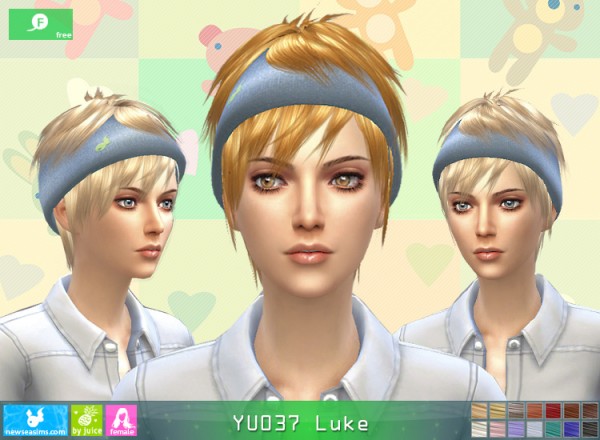  NewSea: YU037 Luke free hairstyle