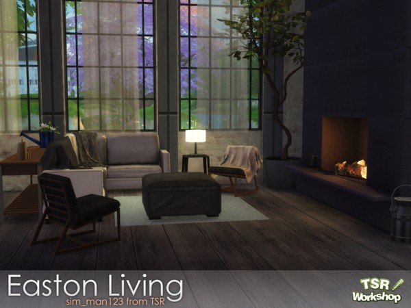  The Sims Resource: Easton Livingroom by sim man123
