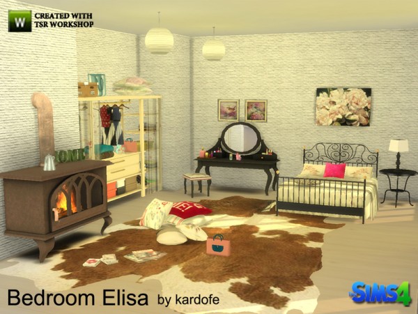  The Sims Resource: Bedroom Elisa by Kardofe