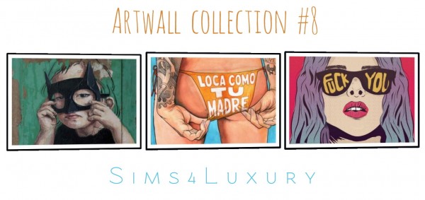  Sims4Luxury: Artwall collection 8