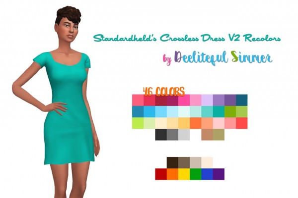  Deelitefulsimmer: Crossless dress V2 recolored