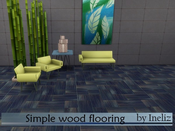  The Sims Resource: Simple wood flooring by Ineliz