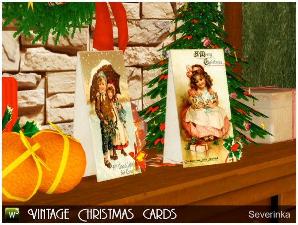  Sims by Severinka: Vintage Christmas cards