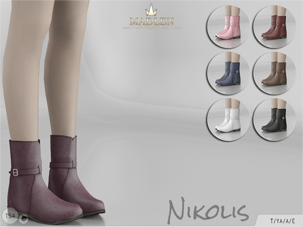  The Sims Resource: Madlen Nikolis Boots by MJ95