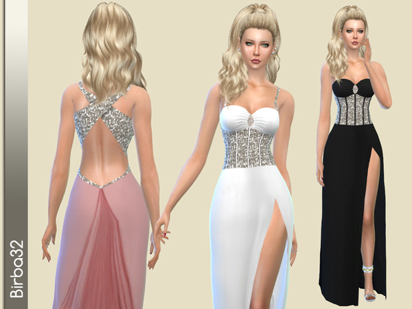  The Sims Resource: Natalia dress by Birba32