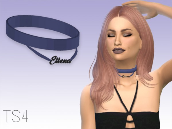  The Sims Resource: Chokers by GrafitySims