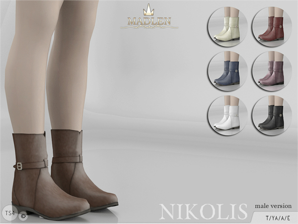  The Sims Resource: Madlen Nikolis Boots by MJ95