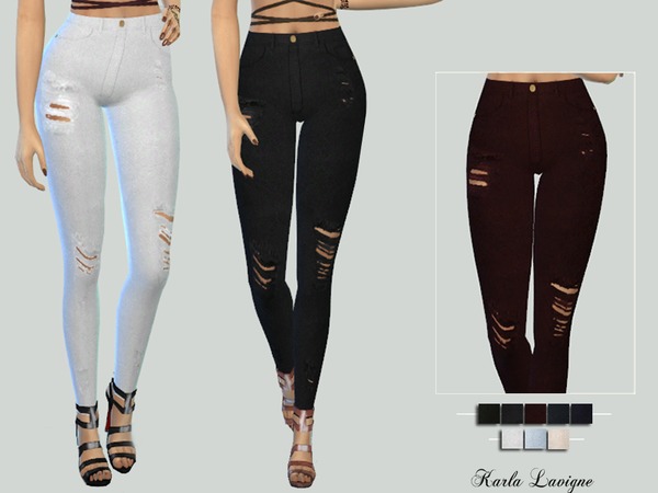  The Sims Resource: Alive Jeans by Karla Lavigne