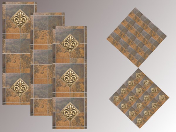  The Sims Resource: Dalia Tile Set by marychabb