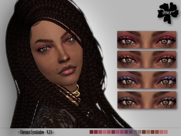  The Sims Resource: Florence Eyeshadow N.24 by IzzieMcFire