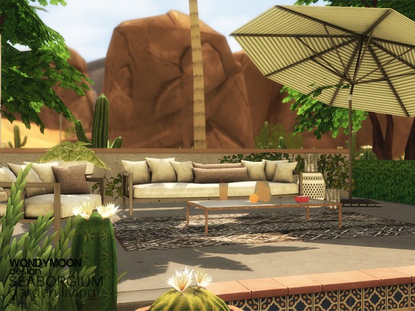  The Sims Resource: Seaborgium Garden Living by wondymoon