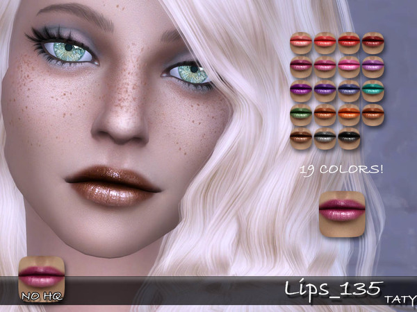  The Sims Resource: Taty Lips 135