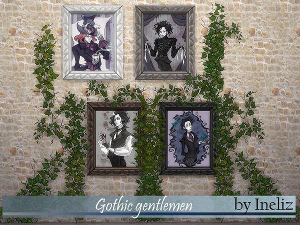  The Sims Resource: Gothic gentlemen by Ineliz