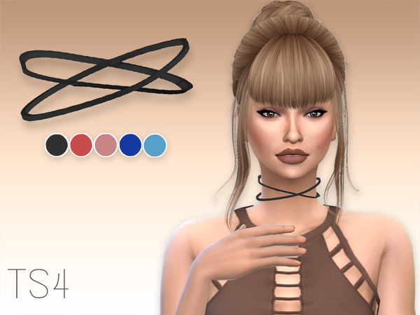  The Sims Resource: GYZ Choker by Grafity Sims