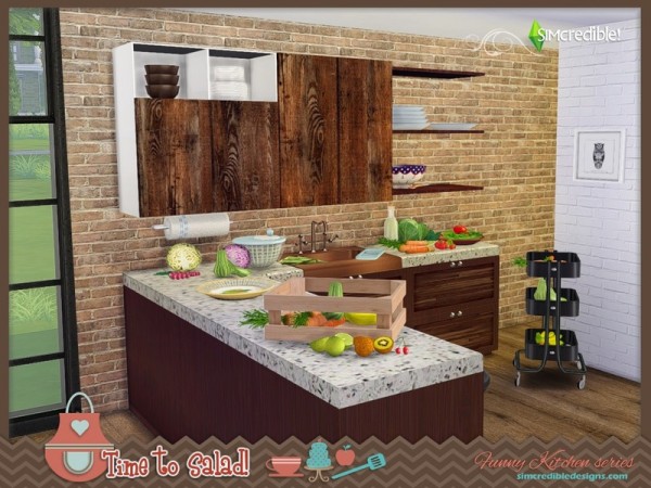  The Sims Resource: Funny kitchen series   Time to salad by SIMcredible