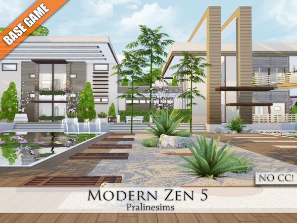  The Sims Resource: Modern Zen 5 by Pralinesims