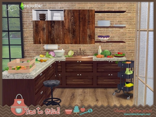  The Sims Resource: Funny kitchen series   Time to salad by SIMcredible