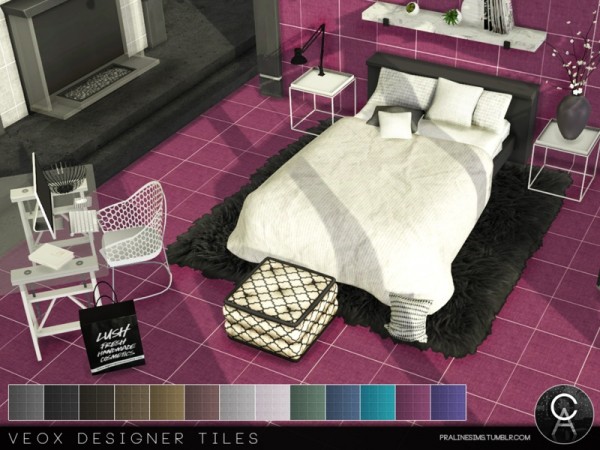  The Sims Resource: VEOX Designer Tiles by Pralinesims