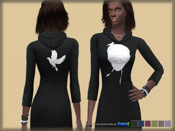  The Sims Resource: Dove Dress by Bukovka