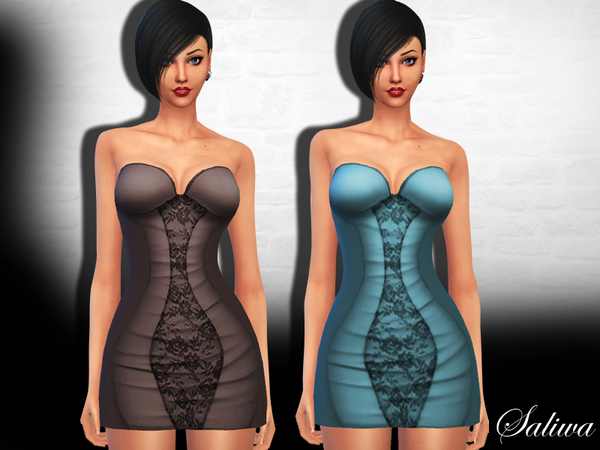  The Sims Resource: Serenity dress by Saliwa