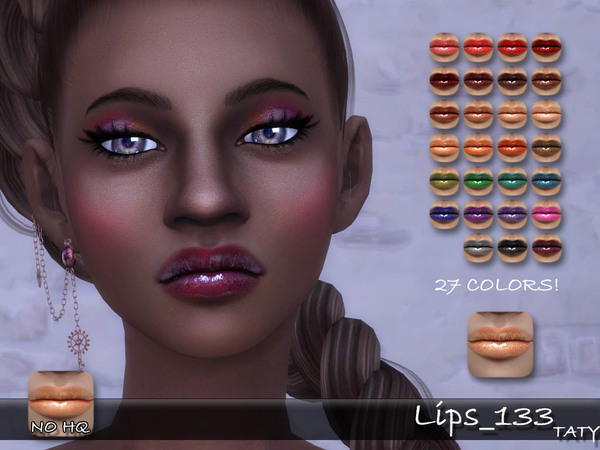  The Sims Resource: Lips 133 by Taty