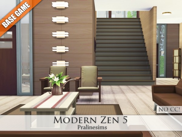  The Sims Resource: Modern Zen 5 by Pralinesims
