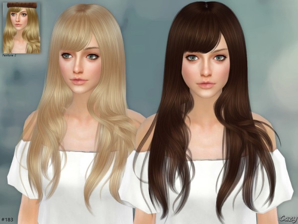  The Sims Resource: Cazy`s Autumn Breeze   Female Hairstyle