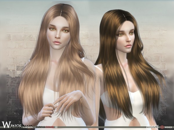  The Sims Resource: Wingssims Elev 112F hairstyle