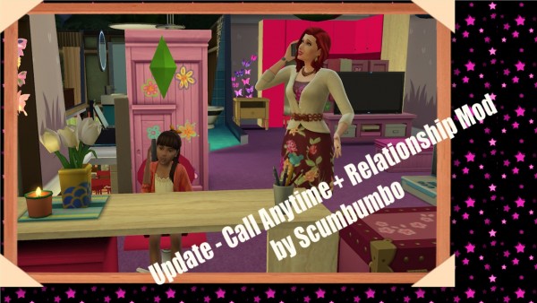  Mod The Sims: Call Anytime + Relationship Mod  by catalina 45