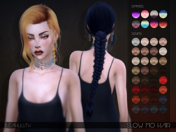  The Sims Resource: LeahLillith Slow Mo Hair