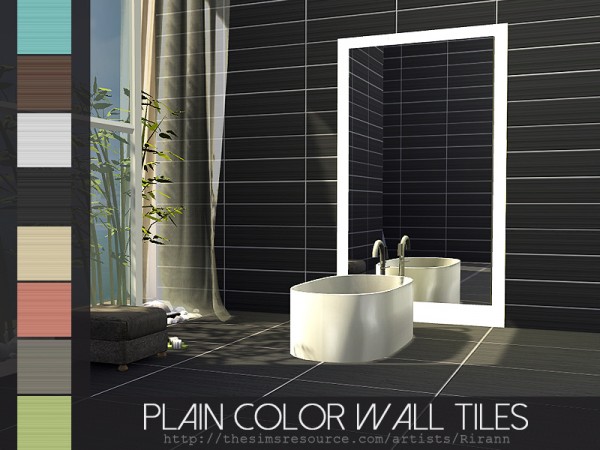  The Sims Resource: Plain Color Tiles Set