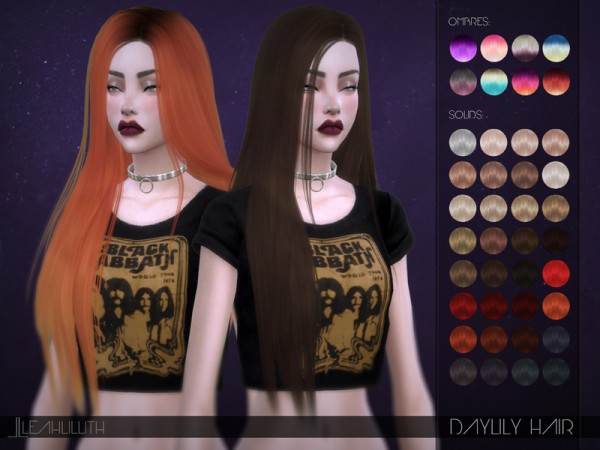  The Sims Resource: LeahLillith Daylily Hair