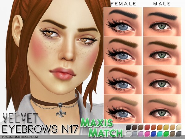 sims 4 toddler eyebrows maxis match