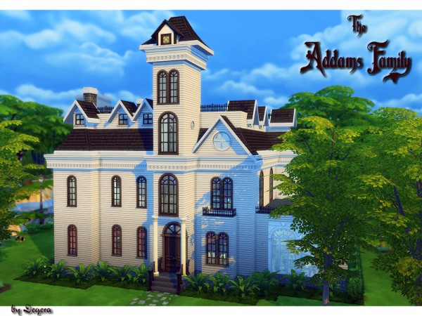  The Sims Resource: The Addams Family Manor by Degera