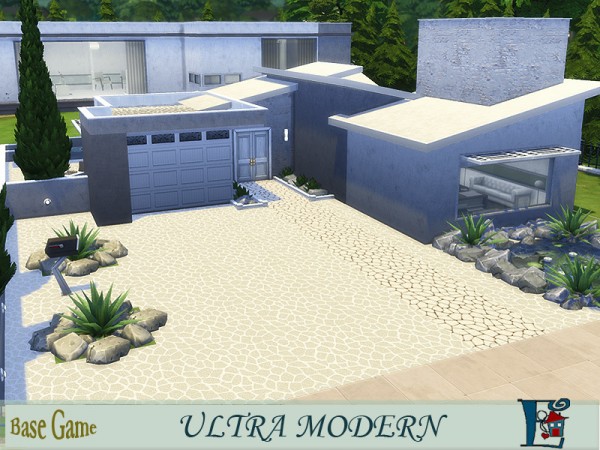  The Sims Resource: Ultra modern house by evi