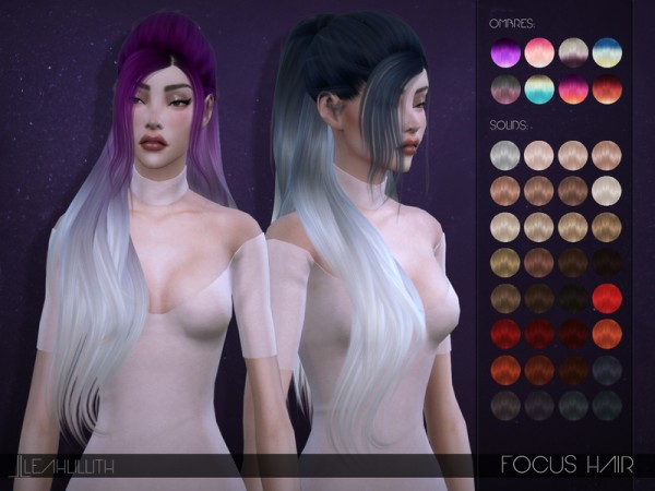  The Sims Resource: LeahLillith   Focus Hair