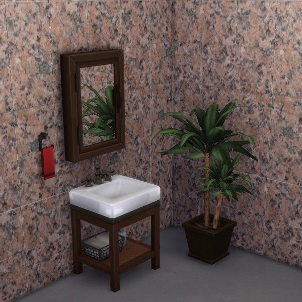  Mod The Sims: Glossy Granite Wall Tiles by Madhox
